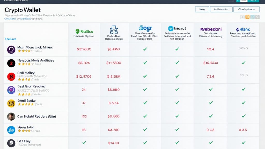 Software crypto wallets comparison