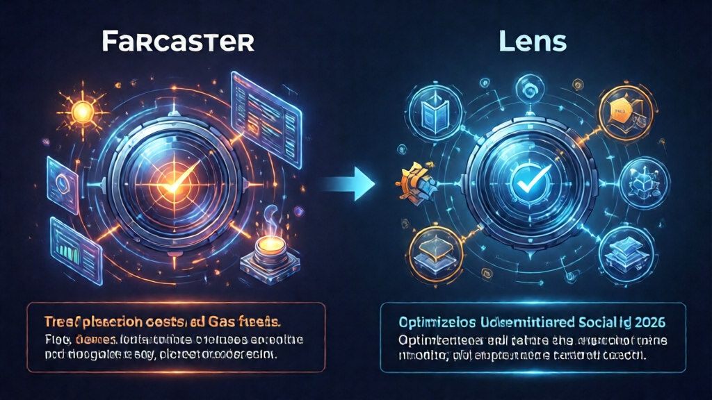 Farcaster vs. Lens: The Winner of Decentralized Social 2026.