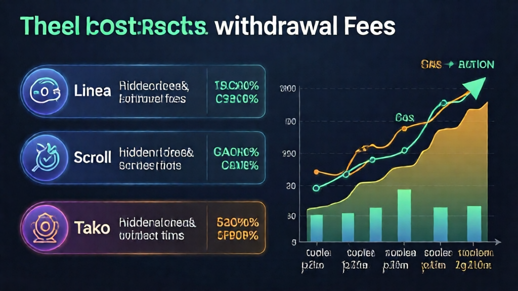 Comparing Withdrawal Fees: Linea, Scroll vs. Taiko