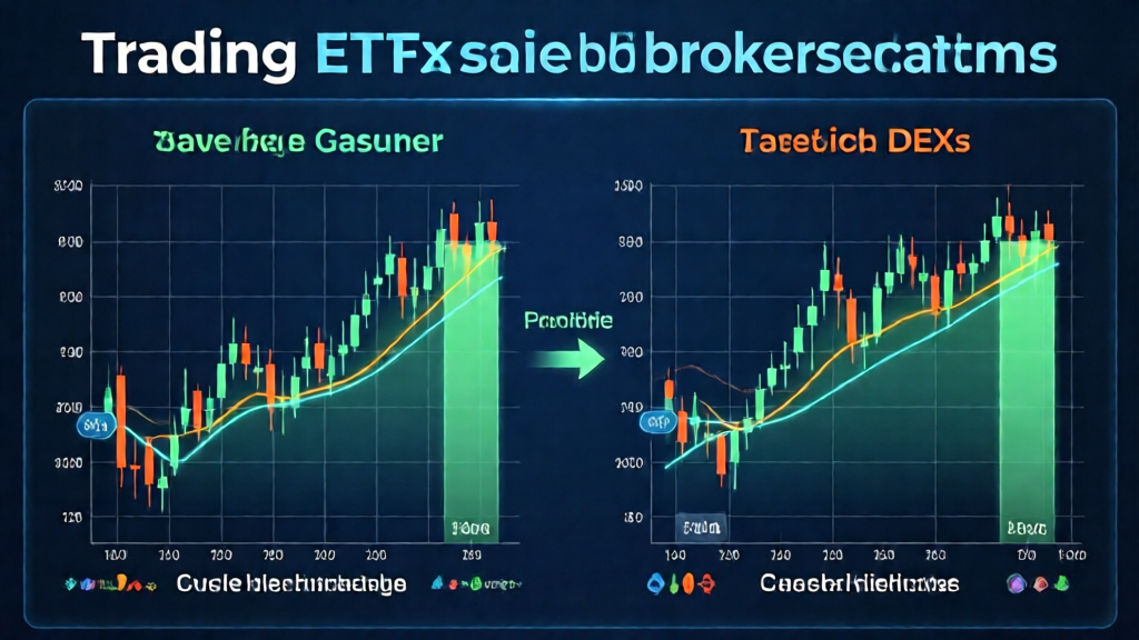Why Trading ETFs via Brokers Might Be Cheaper than DEX