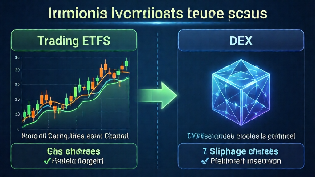 Why Trading ETFs via Brokers Might Be Cheaper than DEX