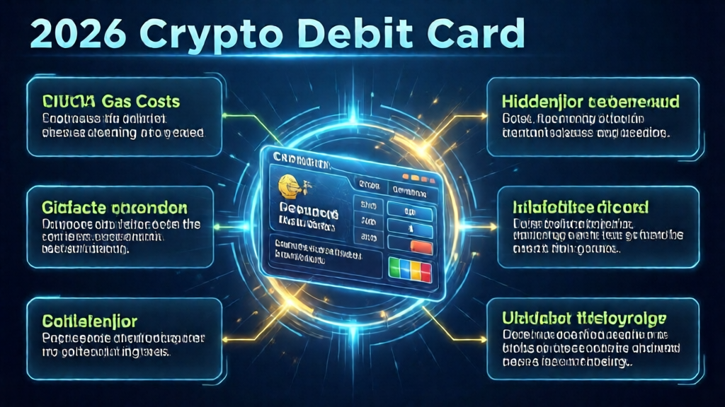 2026 Crypto Debit Card Transaction Fee Comparison